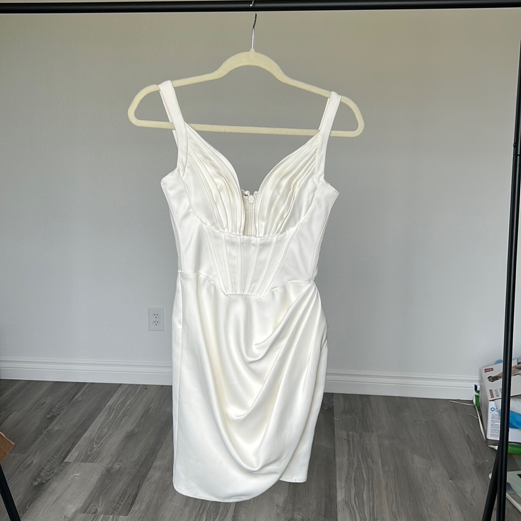 House Of Cb White Mini Dress